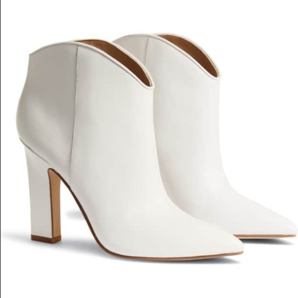 Marc Fisher White Miggi Bootie (8)